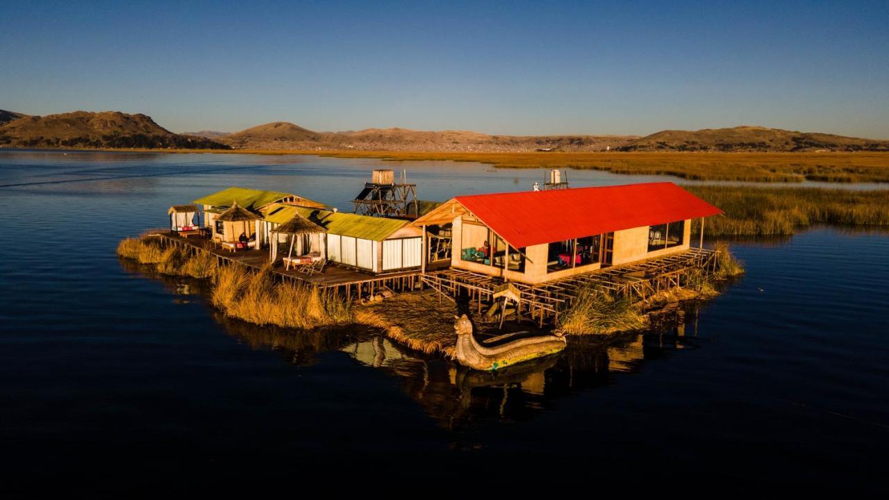 Uros Lodge Lago Titicaca Peru Puno Exterior foto